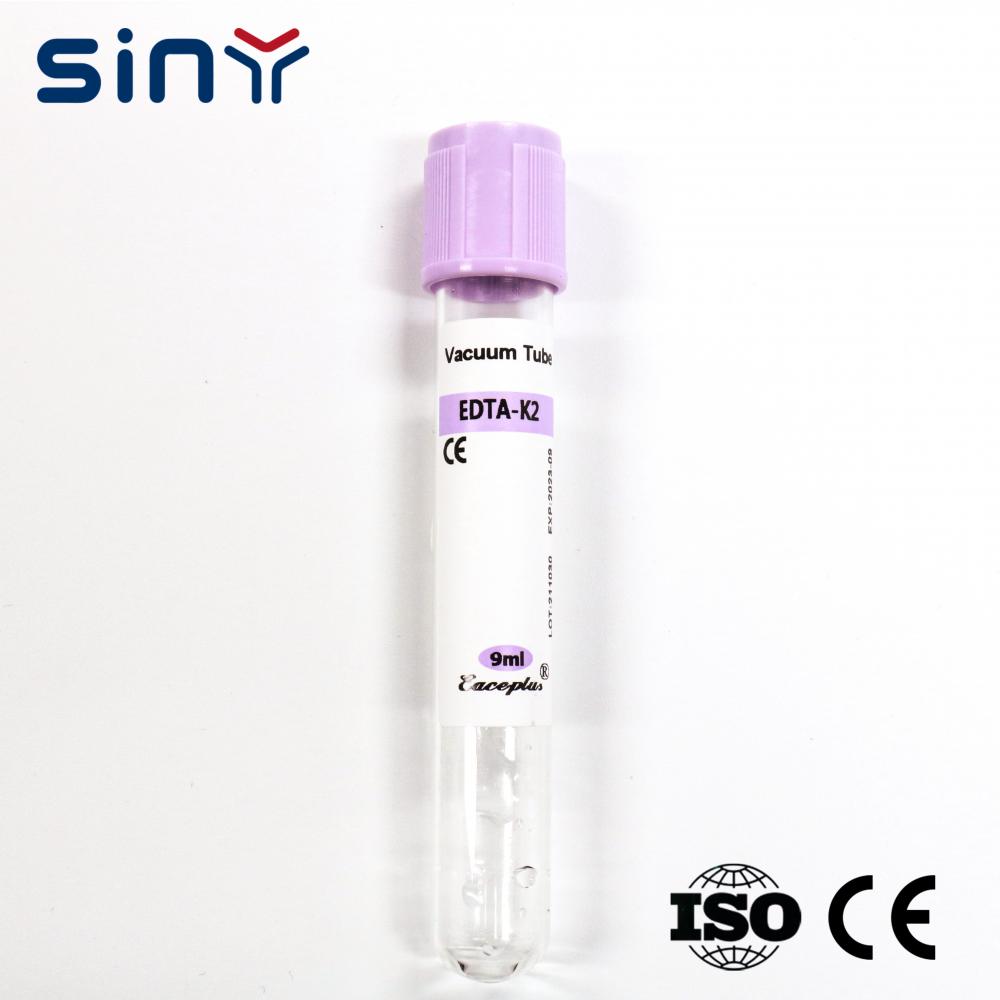 Tubo de recolección de sangre de 9 ml K2 EDTA