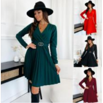 Fashion Women Spring and Autumn lady dress