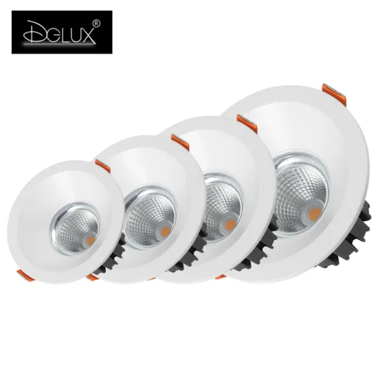 DGLUX New Design Aluminum COB Downlight LED Spotlight 10W 15W 20W 30W 40W