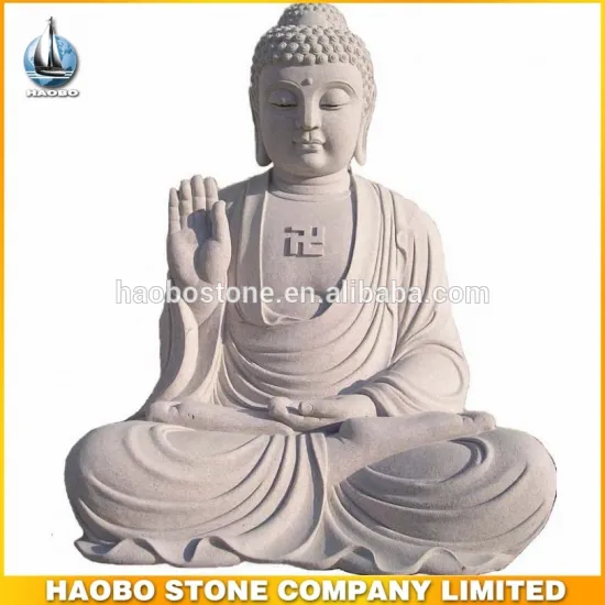 Natural Marble Buddha Statue on sale