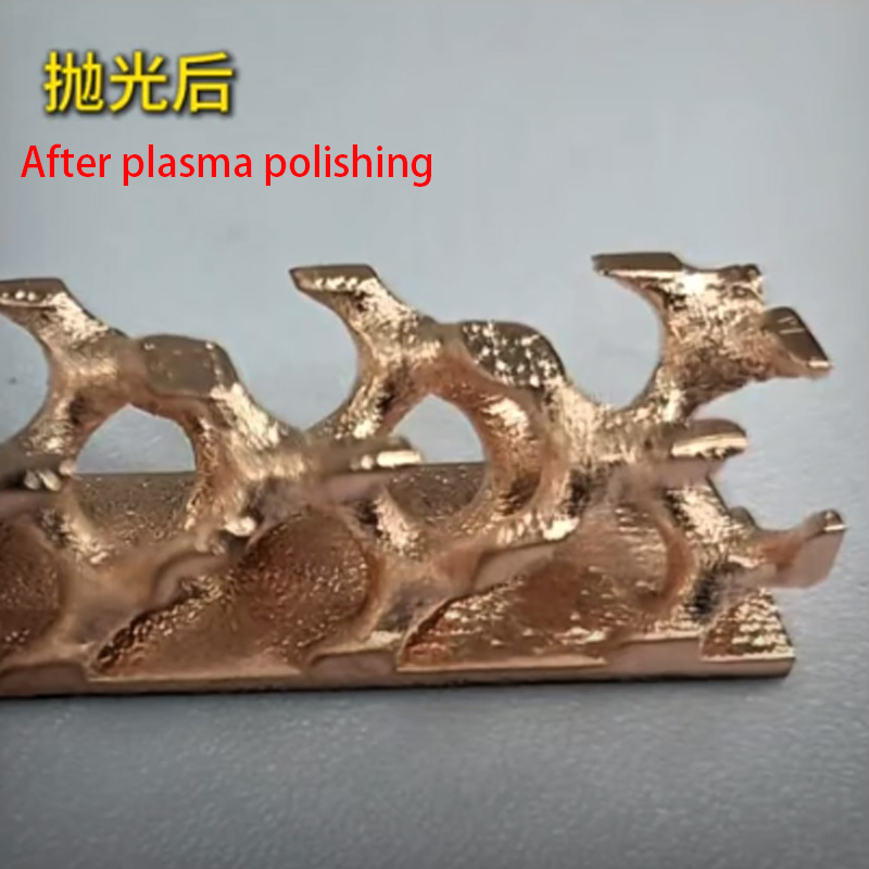 copper alloys plasma polishing