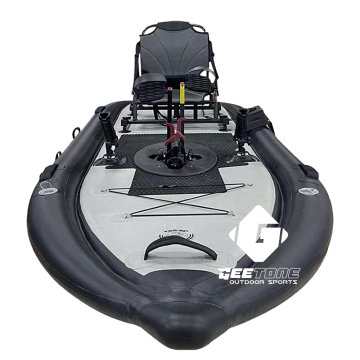 GeeTone Drop Shipping Fishing Kayak with Pedal Drive System and Inflatable Design