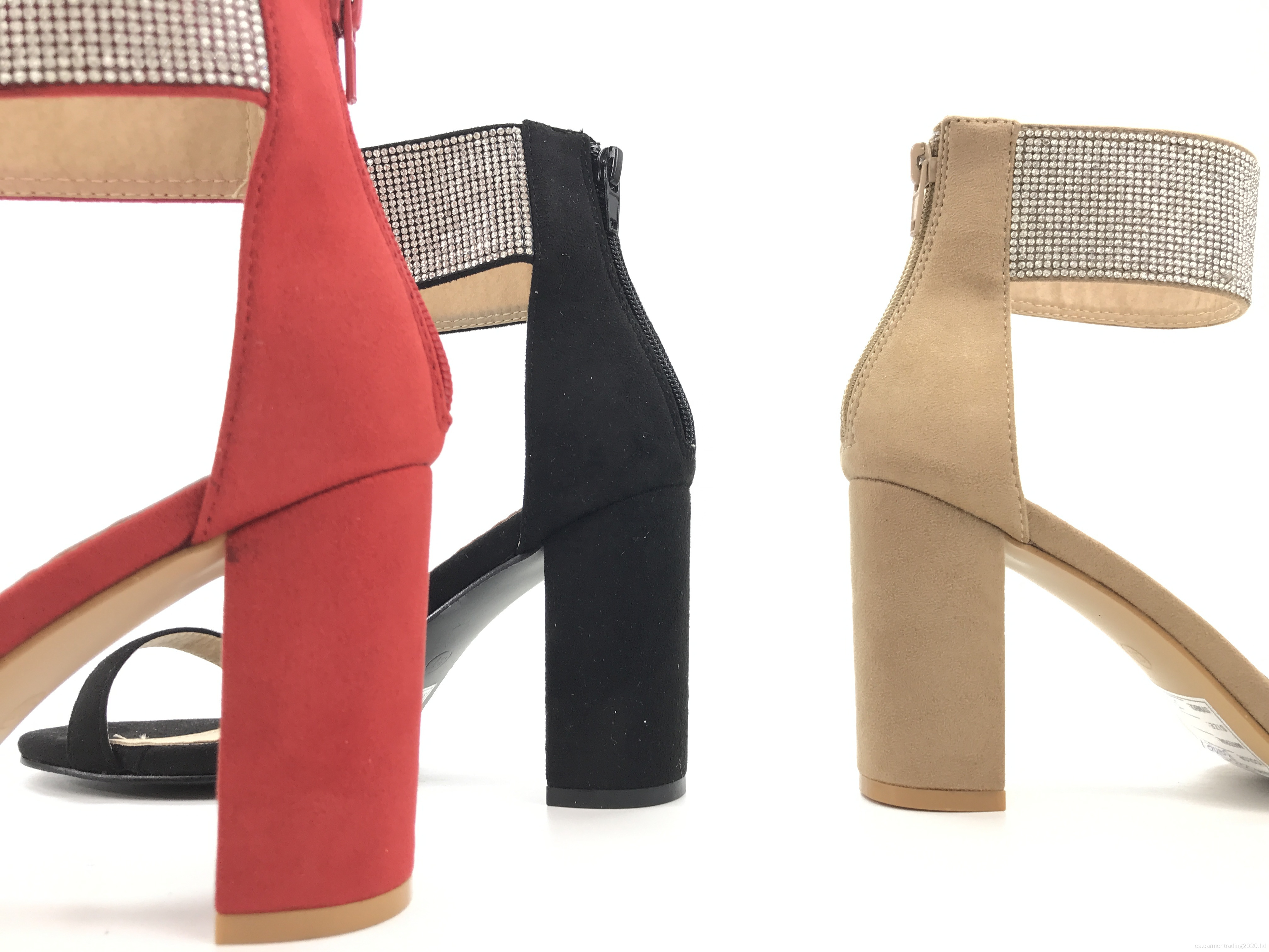 Moda Sandalias de correa para el tobillo de las mujeres del diablo