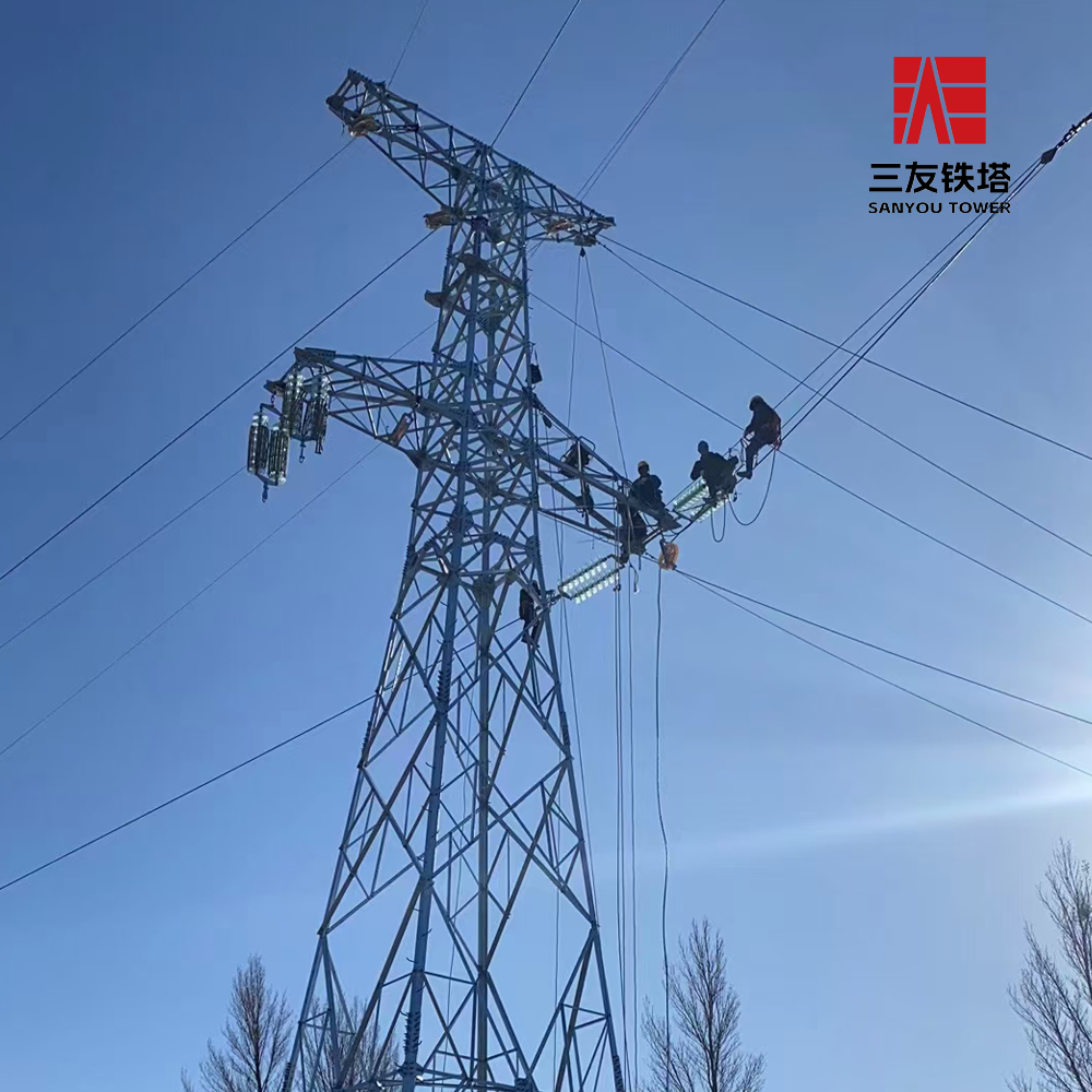 Durable Angle Steel Tower for Structural Support