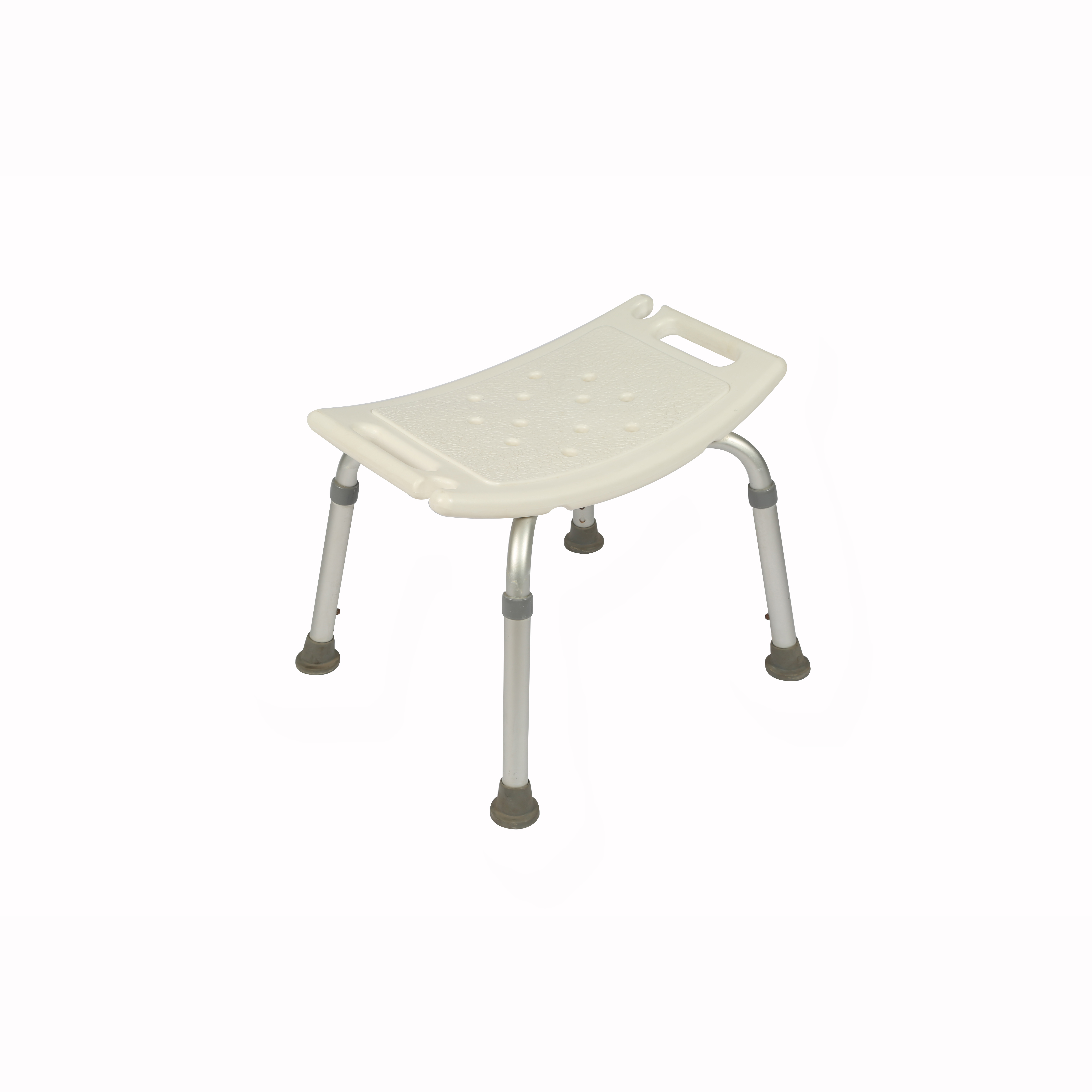 Adjustable Shower Chair Bath Bench Without Back with Non-Slip Seat, Bathtub Stool for Seniors