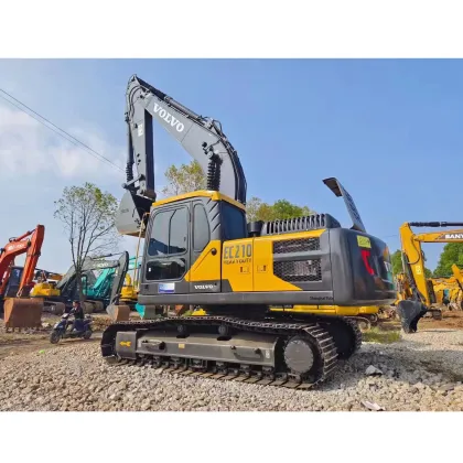 Affordable Second-hand Volvo EC210 Excavators: Nearly New Condition for Construction Projects