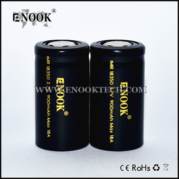 Nuevo 900mAh Enook 18350 18A 3.7V batería