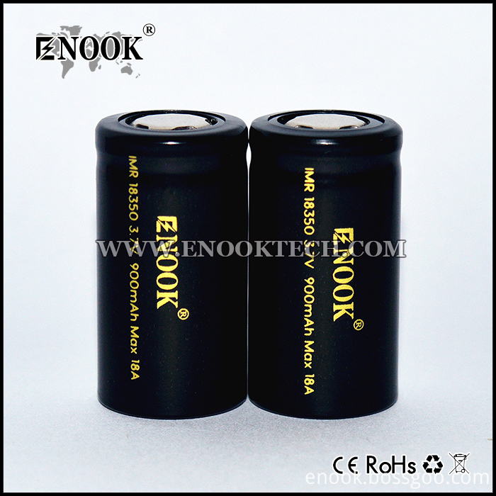 Enook Rechargeable Lithium Battery 18350 900mAh