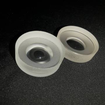 Lentille optique à lentille biconvexe en silicium