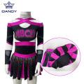 Na -customize na Pink Lahat ng Star Cheerleader Outfit Sexy Girl Youth Cheer Uniforms With Rhinestones