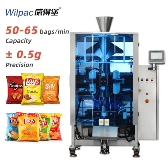 High Speed Vacuum Packaging Machine for Potato Chips, Ice Cubes, and Pistachio Nuts