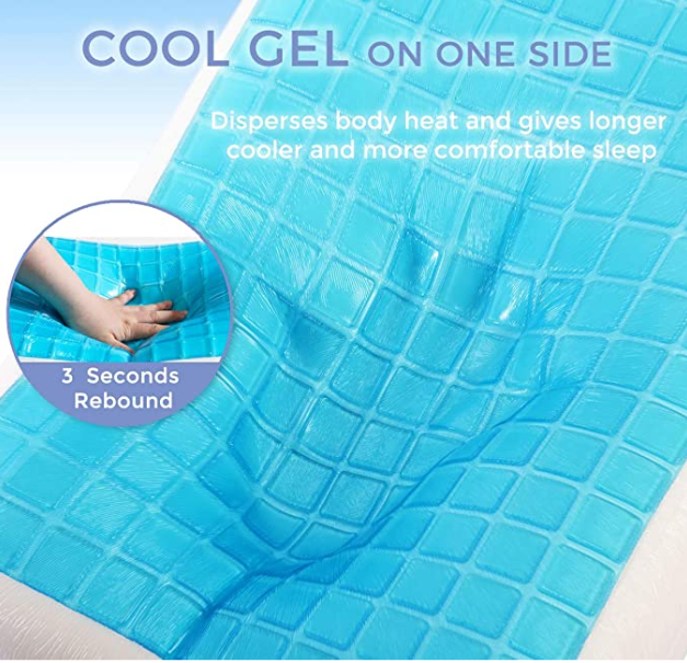 Gel Memory Foam Pillow Standard 