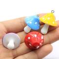 30mm 3D Paddestoel Resin Charms DIY Craft geschikt voor Armband Oorbel Hanger Sieraden Vinden handgemaakt