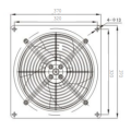 Versatili ventilatori assiali del rotore AC per diverse applicazioni