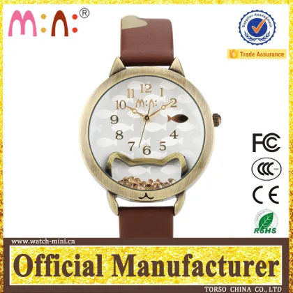 Rush Antique case vogue watches, rustic style clock parts quartz