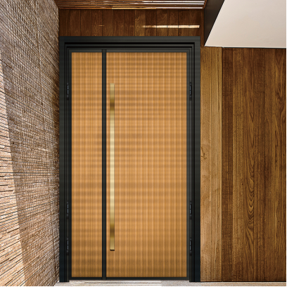 Aluminium safety door