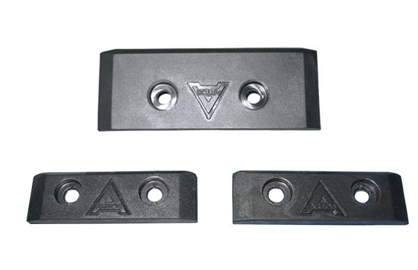 PEEK wear-resistant slider applied to textile printing and dyeing machinery