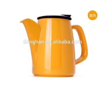 high quality porcelain coffee tea pot with strainer for wholesale