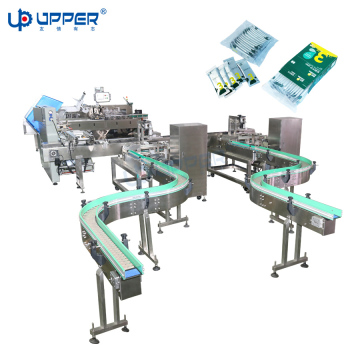 Sistema automático de máquina de llenado y sellado de cartón de galletas para bebés