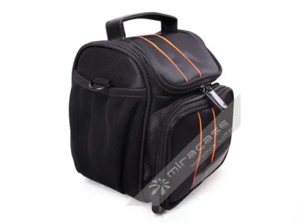 Custom  Black Functional Dobby Slr Camera Pouch With Durable Handle