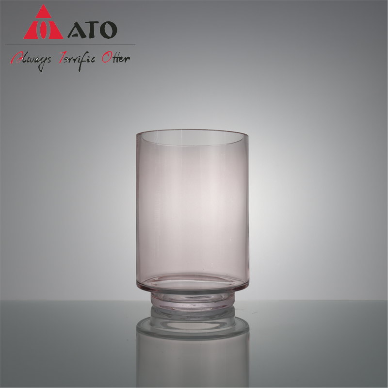 ATO круглый индивидуальный стеклянный ваза Blue Glass Vase