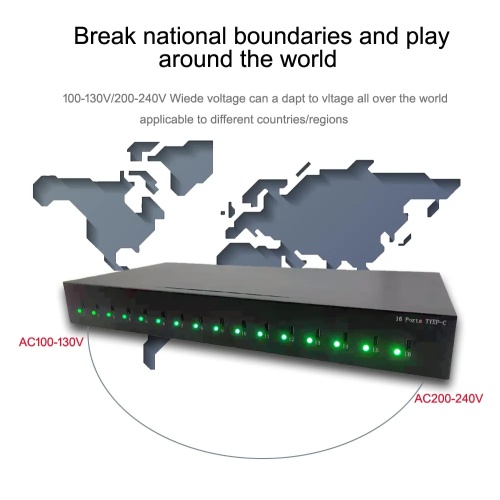 Station de charge de synchronisation USB à 16 ports