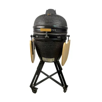 Outdoor Kitchen Trolley Kamado Bbq Grills Charcoal With Smoke