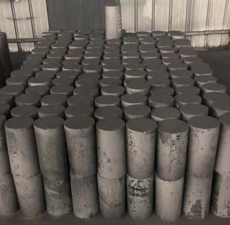 High Density Round Molded Graphite Block