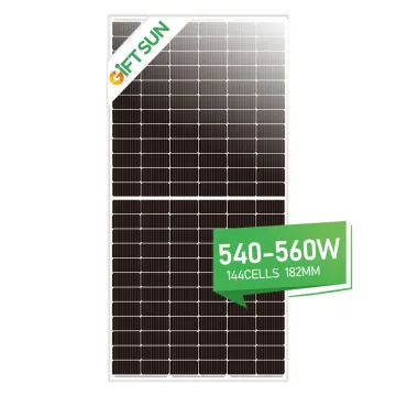 Factory Cheap Price Stock Mono Perc Solar Power Panels 540W-560W for Home Roof Solar Systems