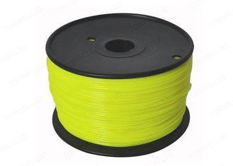 Yellow 1.75mm Polystyrene HIPS Filament For Mendel / Reprap