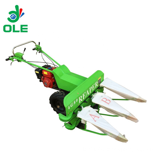 Simple Operation Grain Crop Reaper Harvester: Mini Rice Reaper Machine