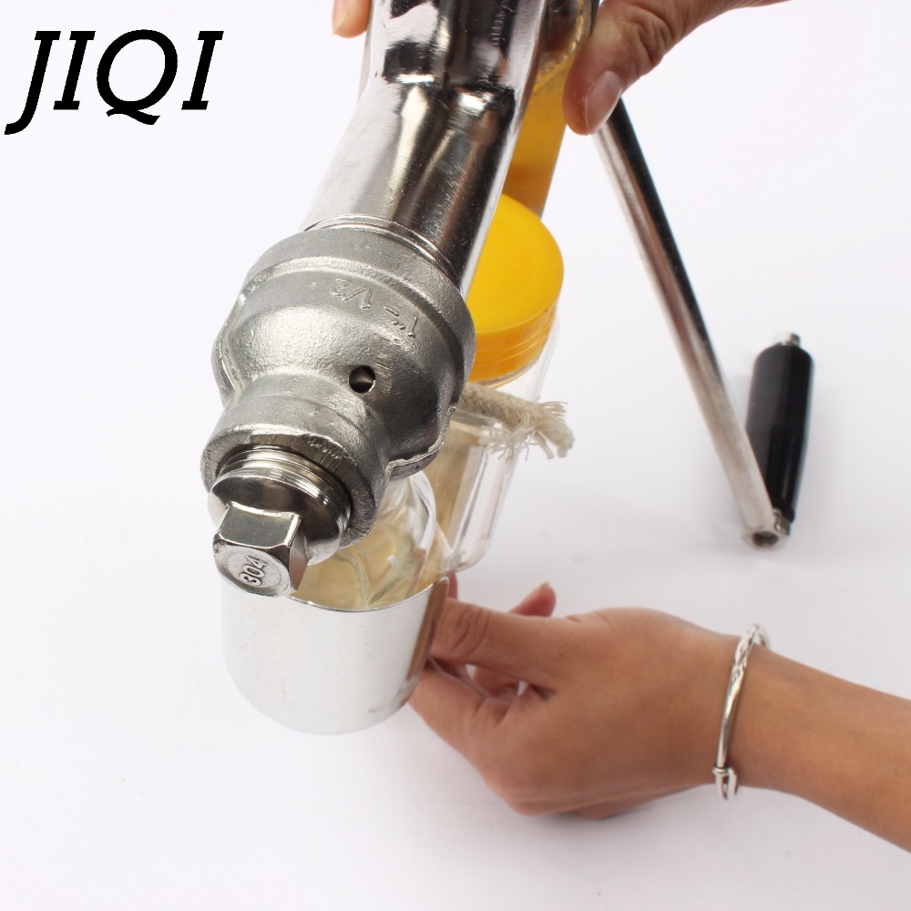 Manual Oil Hot Press Machine Hand Heat Squeeze Oil Presser Expeller Extractor Peanut Nuts Seeds Oil Extraction Maker Squeezer