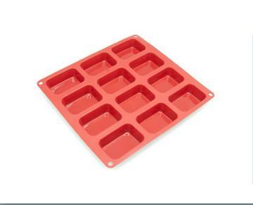 12-Cavity cake Silicone Petite Loaf Pan /bake mould