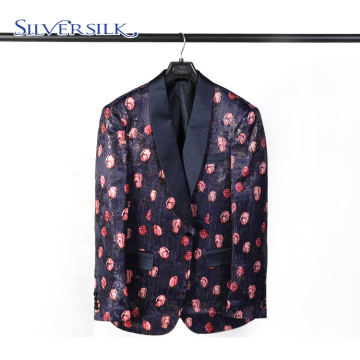 European Style Wholesale Floral Tuxedo Mens Suits Custom