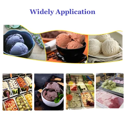 Desktop Small Italian Turkish Hard Ice Cream Machine for Haagen Dazs Spherical Ice Cream Balls
