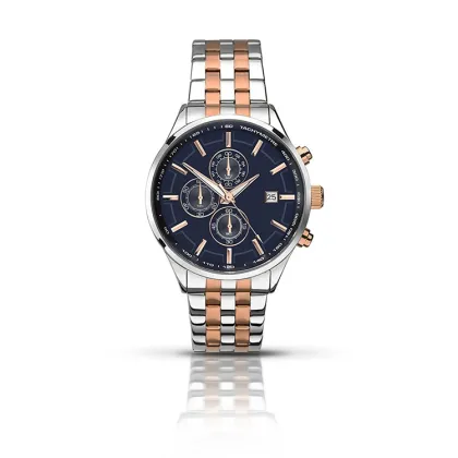 Men's Six Hands Watch Tachymeter Stainless Steel