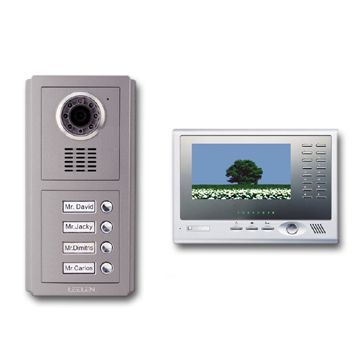 Multi-apartment Intercom System with Plug-and-play Bus Cable, Supports Up to 64 Flats