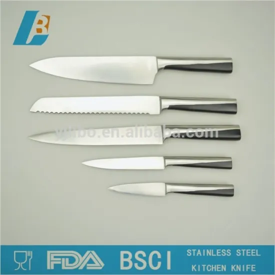 Stainless steel knife set