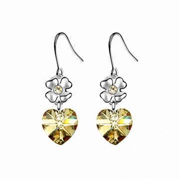 Heart-shape earrings, small orders are welcome