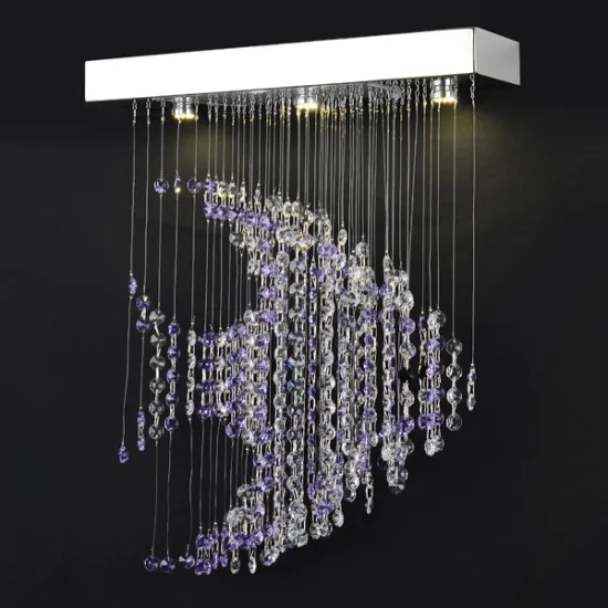 decorative european lighting modern purple chandelier