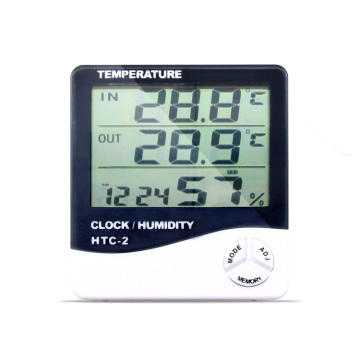 Digitale temperatuur en vochtigheidsmeter - thermometer hygrometer weerstation