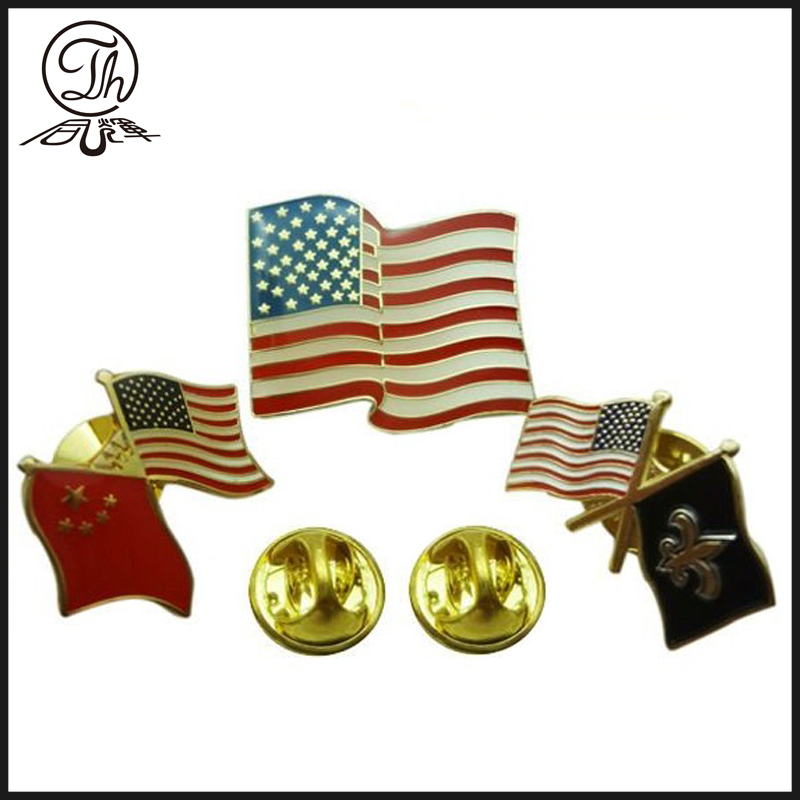 Epoxy flag badge