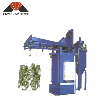MAYFLAY Automatic compact hanger shot blasting machine