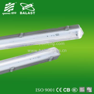 IP65 Outdoor Fixtures T8 Fluorescent Lighting Single Lamp