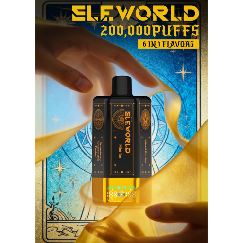 Магазин за търговия на едро с електроника ELEWORLD 6in1 200k Puffs