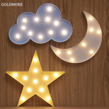 Cute Shape LED Night Light - Durable Battery Operated Lamp for Kids Room and Party Decor