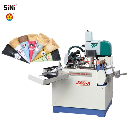 Automatic Ice Cream Cup and Cone Sleeve Making Machine