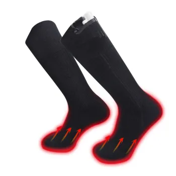 Custom Winter Ski Thermal Socks with Rechargeable Heating
