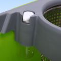 Microfibra Flat Mop Bucket Para Piso Con Mango Telescópico