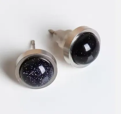 Natural tiger eye agate earrings